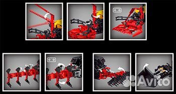 Конструктор Mould King 17019 Трактор JCB Fastrac 4