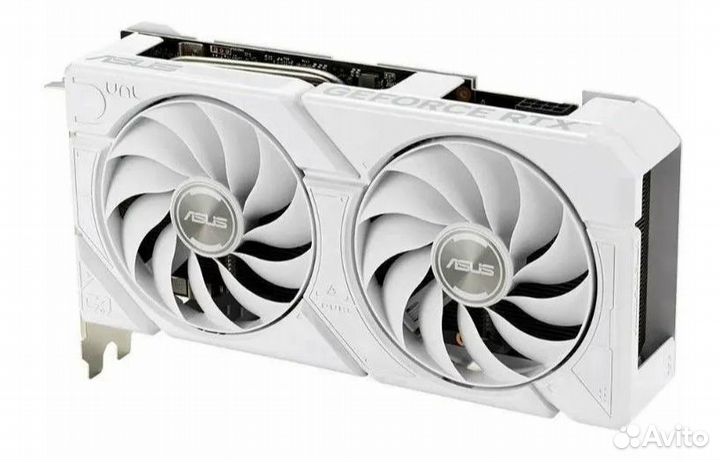 Видеокарты asus 4060 dual White 8gb
