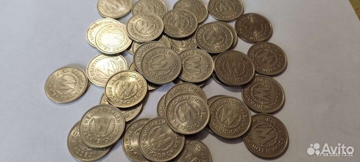 Жетоны Новосибирского метрополитена более 100шт