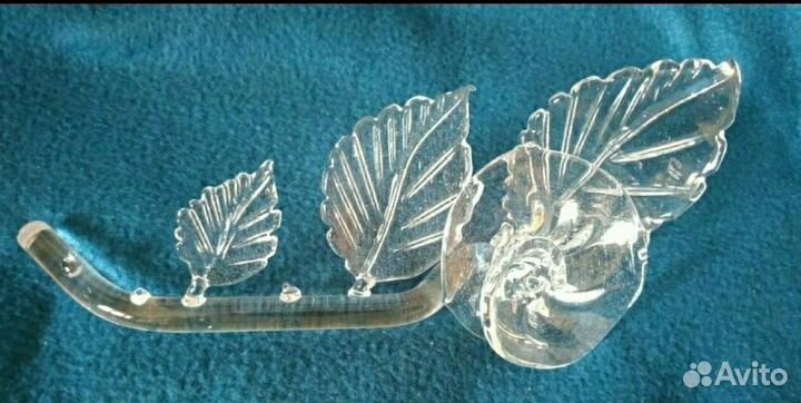 Стеклянные фигурки лебедь цветы ёжик