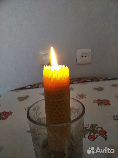 Свечи восковые ручной работы