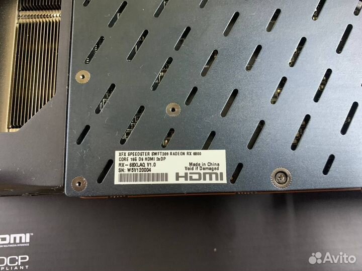 Видеокарта XFX Speedster RX 6800 16GB gddr6