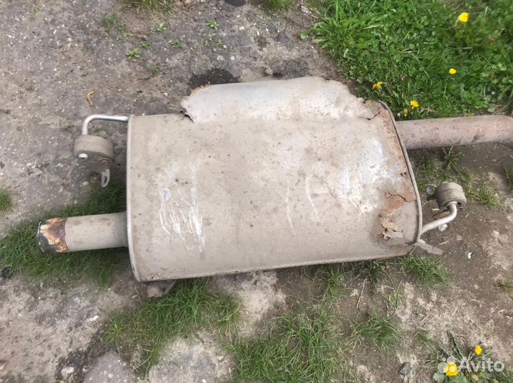 Глушитель vw t5 2.0 tdi