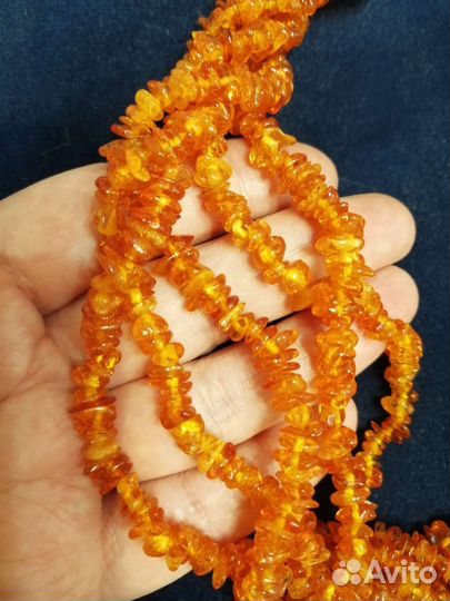 Янтарные бусы СССР