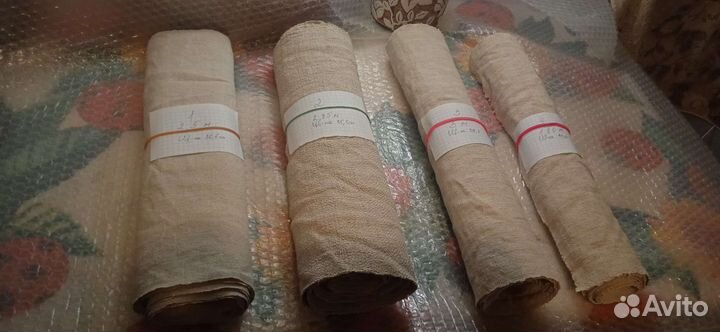 Ткань ссср,холщовая, ручной работы, деревня