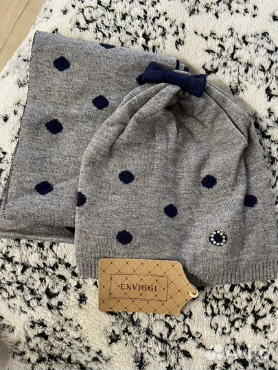 Комплект шапка и шарф