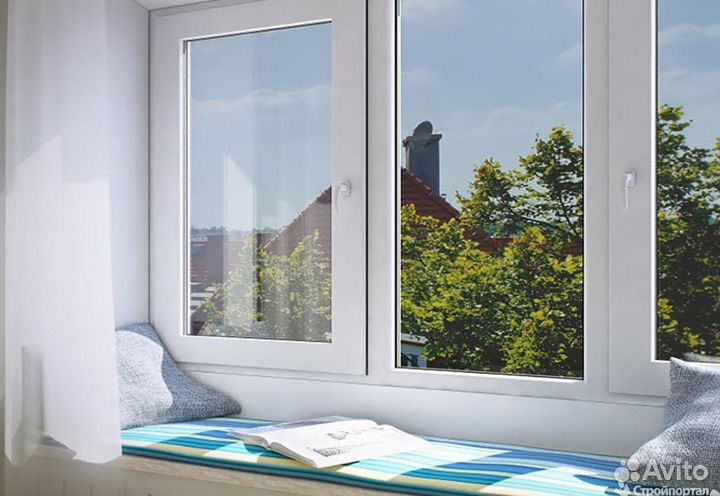 Окна пластиковые с отделкой