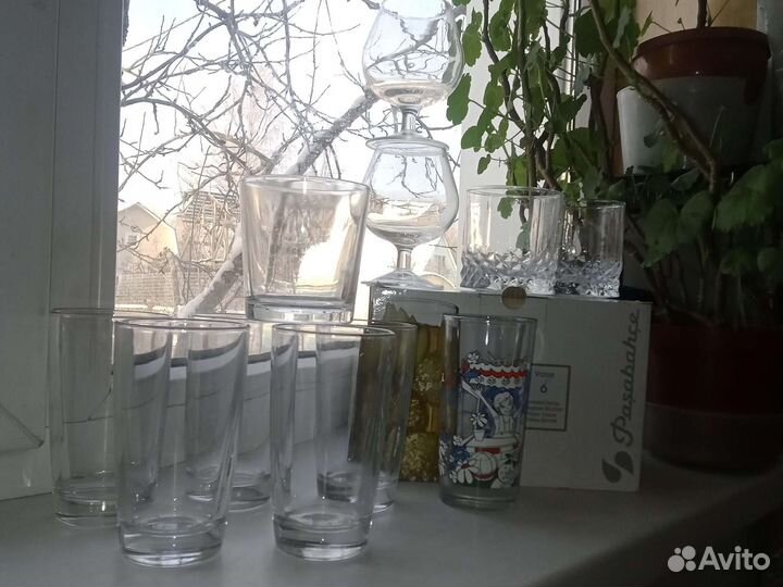 Стаканы разного формата