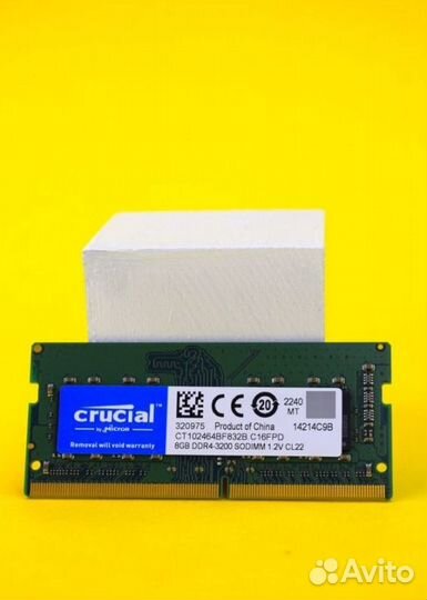 DDR4 3200 MHz 8 GB sodimm