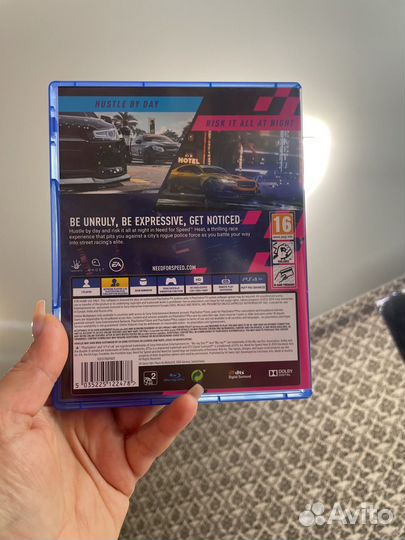 Диск на ps4 NFS