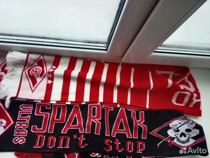 Футбольный шарф Спартак красный