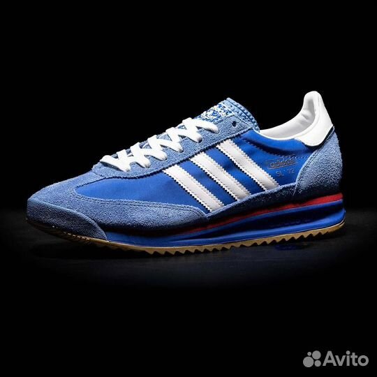 Кроссовки мужские синие adidas 72 sl streetboots