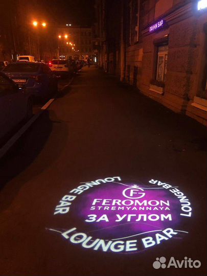 Гобо проектор S5 для уличной рекламы с пультом