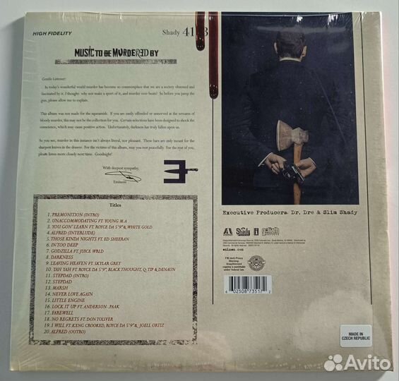 Eminem - Music to be Murdered by, 2LP Прозрачный