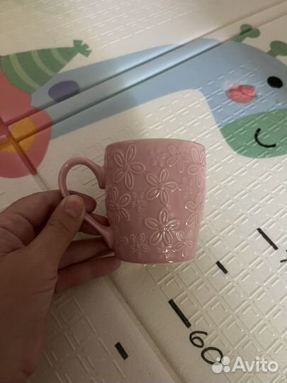 Кружки керамические на подставки