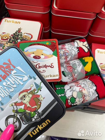 Носки новогодние