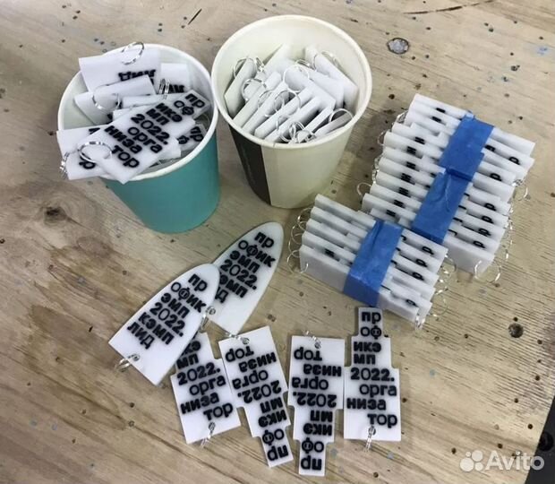 Изготовление брелков/брелки с вашим логотипом