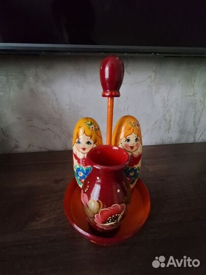 Пасхальное яйцо расписное, набор Матрешки