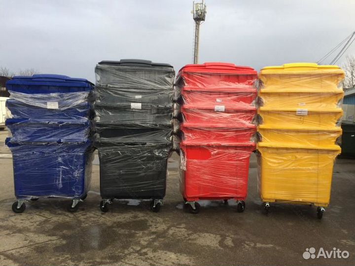 Евроконтейнер пластиковый 1100л Арт-853