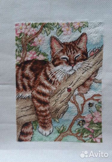 Картина вышитая крестом