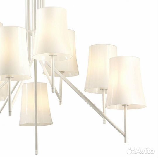 Люстра подвесная металл и стекло в спальню