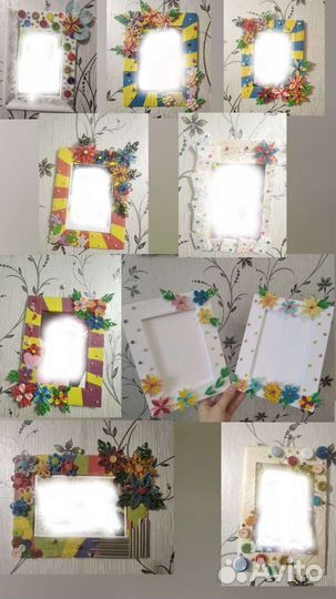 Рамки для фото ручной работы