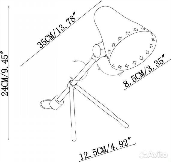 Настольный светильник Cocotte 1 / Дизайнерский