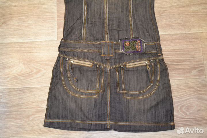 Джинсовые платье на рост 146 см