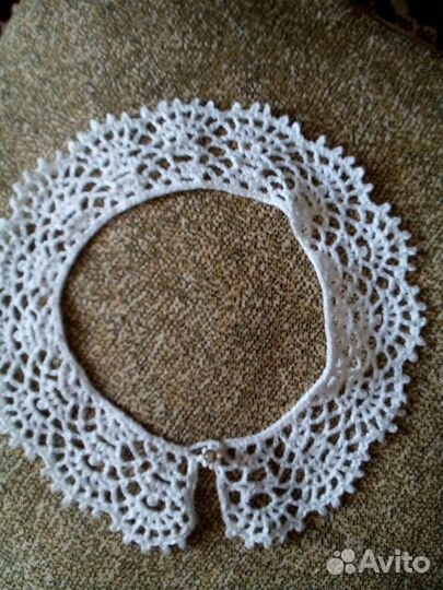 Воротнички из хлопка ручная работа