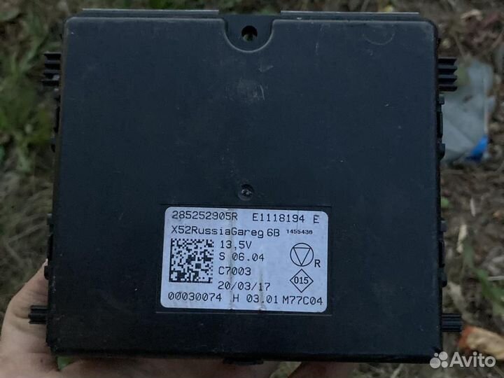 Блок управления климат-контролем Renault