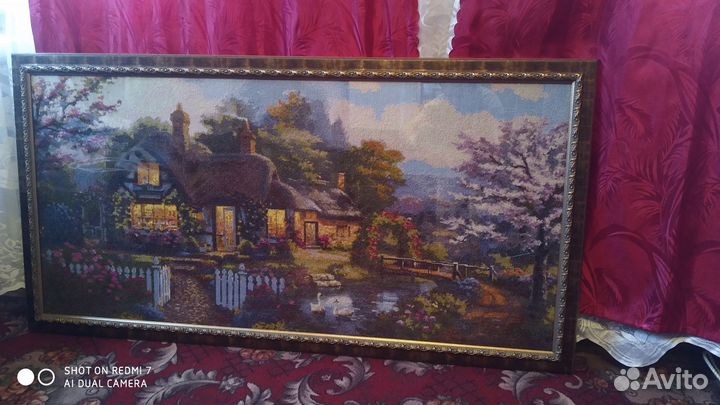 Картина вышитая крестом