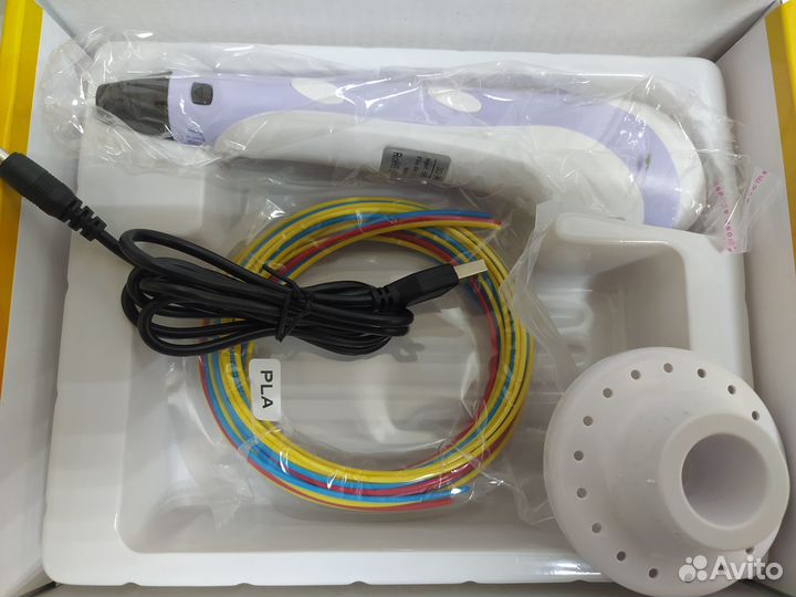 3D Ручка от сети, с набором пластика и подставкой