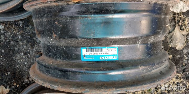 Диски Mazda r15 штампованные