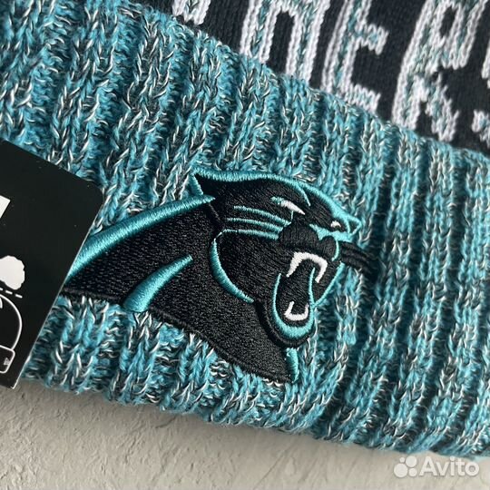Шапка зимняя NFL Carolina Panthers