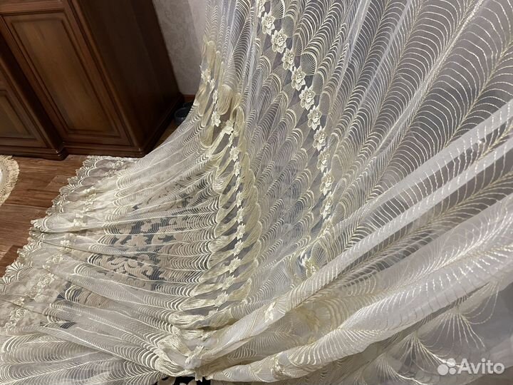Тюль б/у