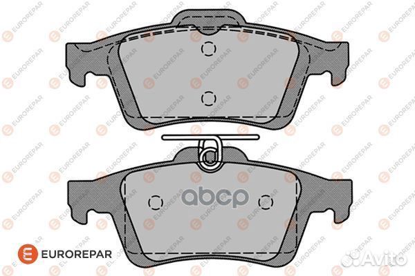Колодки тормозные зад 1617257980 eurorepar