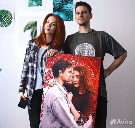 Портрет на холсте 30х40