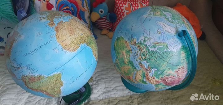 Глобусы новые