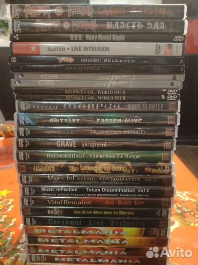 Видеоконцерты, клипы на DVD (рок, метал и др) - 2