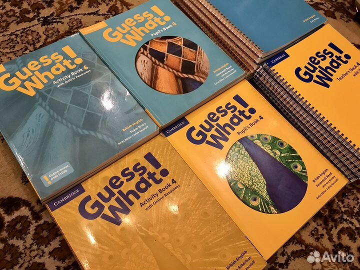 Учебники Guess What #2,3,4,5, английский