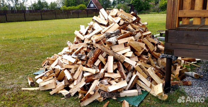 Дрова сухие навалом