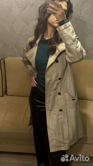 Тренч / плащ женский бежевый