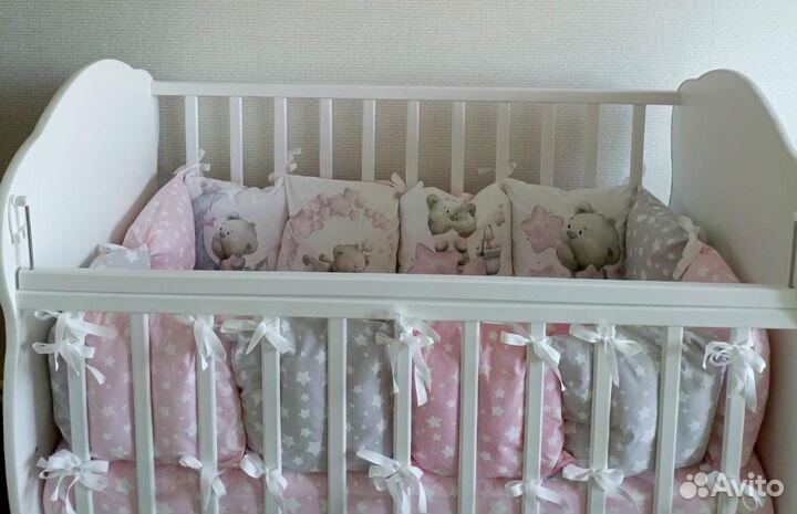 Подушечки для кроватки