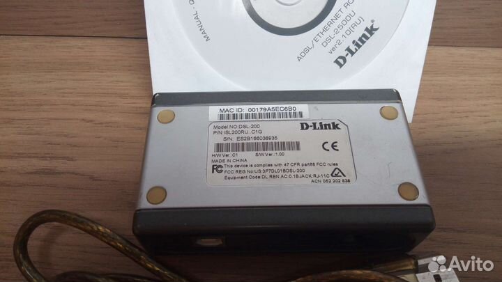 Adsl Модем D-Link DSL-200