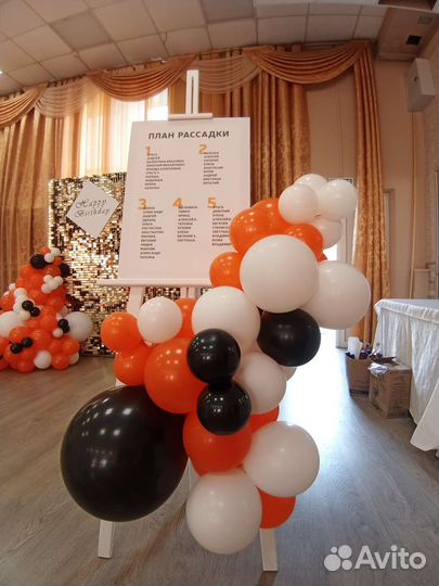 План рассадки гостей мольберт