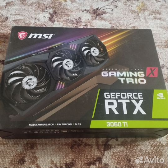 Видеокарта MSI RTX 3060 TI gaming X trio