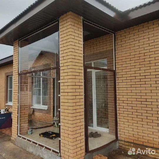 Мягкие окна для террасы