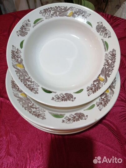 Тарелочки разные, зик