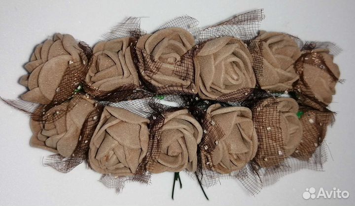 Розочки из фоамирана