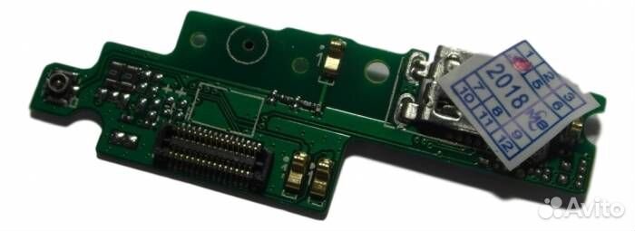 Шлейф Xiaomi Redmi 4X (плата) + разъем зарядки + м